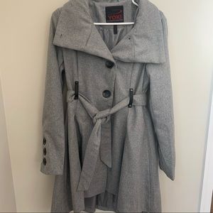 Women’s wool coat.